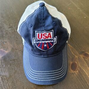 USA swimming cap, baseball cap, fitted hat